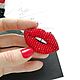 Brooch 'Red lips'. A gift to the beautician, makeup artist, Brooches, Novosibirsk,  Фото №1