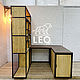 Стол со стеллажом в детскую LF-672. Стеллажи. Leo-loft. Интернет-магазин Ярмарка Мастеров.  Фото №2