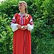 Russian linen dress Alyonushka, in the Slavic style. Folk dresses. Kupava - ethno/boho. Online shopping on My Livemaster.  Фото №2
