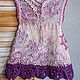 Order Elegant dress,, Lavender ' for girls crochet, Irish lace. Valerie (crocheting ). Livemaster. . Dresses Фото №3