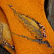 Gloves felted autumn Gold. Gloves. crafts philosophy. My Livemaster. Фото №5