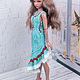 Вязаное платье для Минифи 1/4 BJD. Одежда для кукол. ToyFairyTale. Ярмарка Мастеров.  Фото №11
