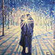 Oil painting on canvas. The dawn of love, Pictures, Moscow,  Фото №1