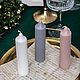 Заказать Набор из 3-х интерьерных ребристых свеч 15 см. ручной работы. “Marbel Candles”. Ярмарка Мастеров. . Свечи Фото №3