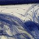 Фатин мягкий с бусинами, темно синий. Ткани. Товары-рукоделия. Интернет-магазин Ярмарка Мастеров.  Фото №2