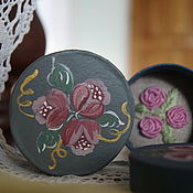 Свадебный салон handmade. Livemaster - original item Hand-painted and embroidered ring boxes. Handmade.