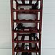 Rack for 21 bottles of wine and champagne in mocha color, Shelving, Moscow,  Фото №1