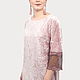 Order Dress elegant evening pink velvet pleated with lace. Yana Levashova Fashion. Livemaster. . Dresses Фото №3