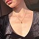Натуральный негретый желтый сапфир 1.8 ct. В серебряном кулоне 925. Кулон. Леони. Ярмарка Мастеров.  Фото №4