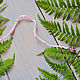 Лула для волос с розовыми бусинами и подвеской розочкой, Украшения субкультур, Новосибирск,  Фото №1
