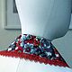 Order  Removable collar made of Pavlovsky Posad shawl. Valensia Atelier. Livemaster. . Collars Фото №3