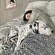 A girl and her dog, oil painting on canvas, portrait of a pet 60h70 cm. Pictures. Mariya Roeva  Kartiny maslom (MyFoxyArt). Интернет-магазин Ярмарка Мастеров.  Фото №2