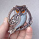 Order Brooch 'owl'. Gala jewelry (ukrashenija). Livemaster. . Brooches Фото №3