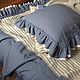 Order Linen linen ' Blue Provence & stripe'. Linen fantasy. Livemaster. . Bedding sets Фото №3