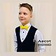 Заказать Детская бабочка-галстук. Желтый шелк. ASCOT Accessories. Ярмарка Мастеров. . Бабочки Фото №3