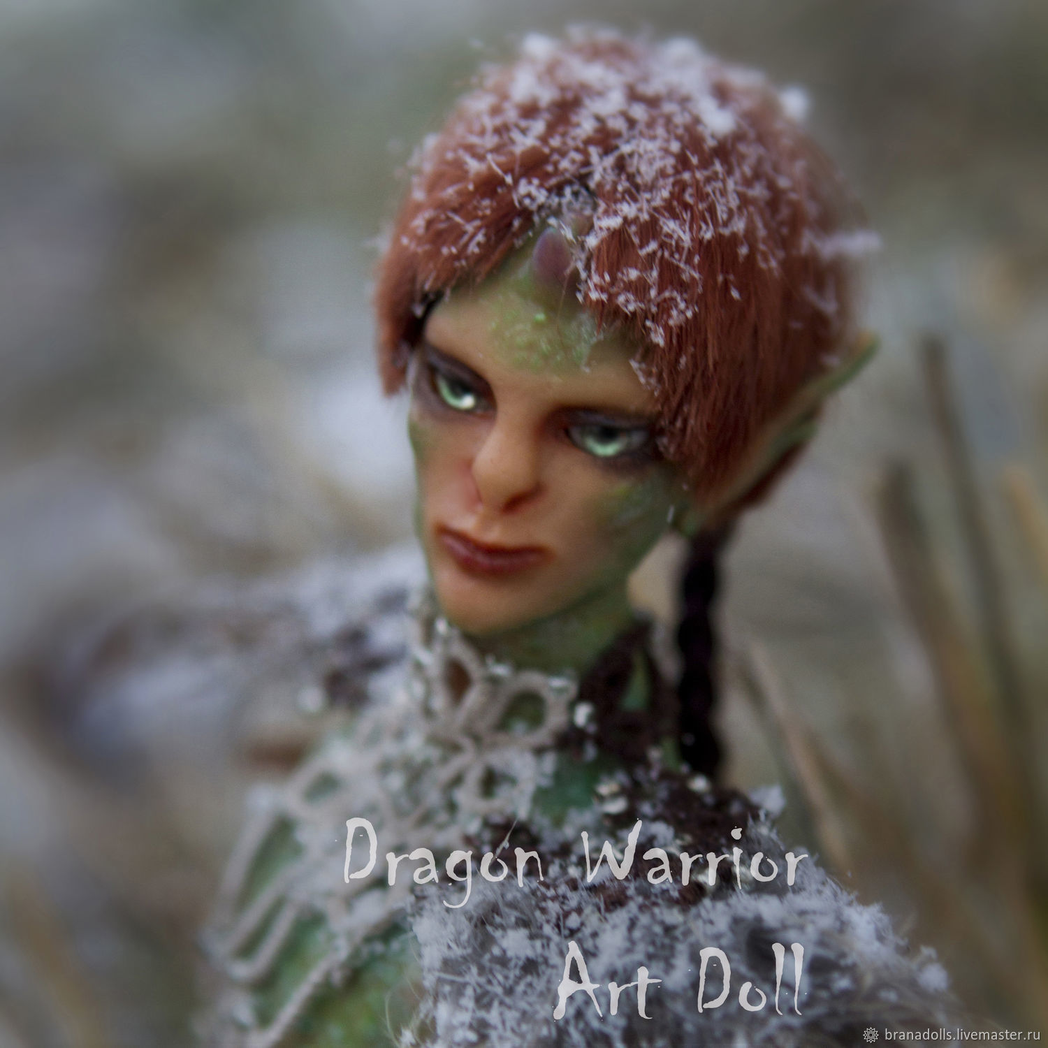 Dragon Warrior. Copyright jointed doll. Growth 32cm, Ball-jointed doll, Moscow,  Фото №1