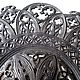 1946 Collectible Plate decor in the Gothic Style Kasli Cast iron, Vintage interior, Moscow,  Фото №1