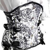 Одежда handmade. Livemaster - original item Corsets: A tightening corset with a bust and two laces.. Handmade.