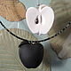 The Apple, porcelain necklace. Pendants. MoonJewellStudio (boyarko). Online shopping on My Livemaster.  Фото №2