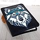 Order Wolf Leather Passport Cover, Leather Passport Holder. Made In Rainbow. Livemaster. . Passport cover Фото №3
