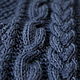 Scarf blue soft wool knitted men's / women's winter, Scarves, Saratov,  Фото №1