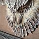 Панно интерьерная текстильная декоративная картина Филин. Элементы интерьера. Сушкова Лада Интерьерные куклы Декор. Ярмарка Мастеров.  Фото №6