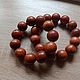 Rosary bracelet made of rosewood beads is large!! 18 mm. Bead bracelet. marusjy. My Livemaster. Фото №5