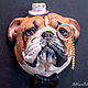 Order Frame with a voluminous dog to order from the photo. artroombullibull. Livemaster. . Pictures Фото №3
