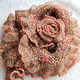 Order Sienna kid mohair shawl and rose brooch. Lena Aseeva Knit and Felt. Livemaster. . Shawls Фото №3