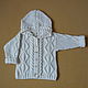 Creamy jacket with hood. Sweatshirts for children. 4 children-baby. My Livemaster. Фото №4