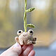 Frog pendant, frog decoration for car, gift for her, , Moscow,  Фото №1