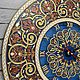 Заказать Часы настенные "Златослава". Олеся. Ярмарка Мастеров. . Часы классические Фото №3