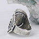 Кольцо "Адара" натуральный флюорит и серебро 925. Кольца. Shahinian Jewelry. Интернет-магазин Ярмарка Мастеров.  Фото №2