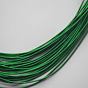 Материалы для творчества handmade. Livemaster - original item Hard wire rope color dark green. Handmade.