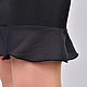 Order Black skirt with flounce. Skirt Priority (yubkizakaz). Livemaster. . Skirts Фото №3