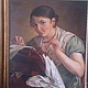 Копия. Картина Кружевница, Картины, Москва,  Фото №1