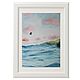 Watercolor painting Sea and bird, Pictures, Moscow,  Фото №1