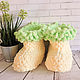 Plush Slippers - ugg boots. Slippers. Nadi_boch. Online shopping on My Livemaster.  Фото №2