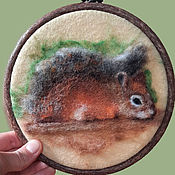 Картины и панно handmade. Livemaster - original item Paintings: squirrel. Handmade.