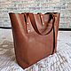Кожаная сумка - шоппер. Сумка-шоппер. ALEX FLAIR • leather goods. Ярмарка Мастеров.  Фото №4
