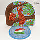 Hot water bottle for teapot ' family of squirrels'. Potholders. Naughty FancyWork (applique4you). My Livemaster. Фото №6