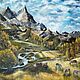 Oil painting ' Little Switzerland', Pictures, Moscow,  Фото №1