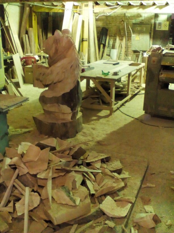 Work on the bear.