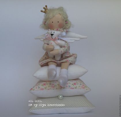 Куклы Тильды ручной работы. Ярмарка Мастеров — ручная работа. Купить Принцесса на горошине.. Handmade. Принцесса, куколка на счастье