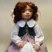 Клоун текстильная интерьерная кукла