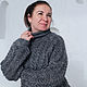 Knitted sweater 'Mood'. Sweaters. iuliy_puhovyeizdeliy. My Livemaster. Фото №4