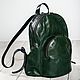 Double zip backpack. Рюкзаки. Мастерская Глеба Борисова. Интернет-магазин Ярмарка Мастеров.  Фото №2