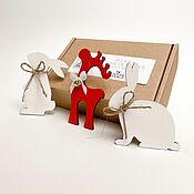 Сувениры и подарки handmade. Livemaster - original item Gift set souvenir Rabbit symbol of the New Year 2023. Handmade.