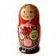 Matryoshka 15. logo h 32 cm. Dolls1. matrioska (mir-matrioshki). Online shopping on My Livemaster.  Фото №2