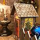 «Волшебная ночь»Чайный домик с заборчиком. Чайные домики. 'Винтажный дворик' Амелина Лена (EAmeli). Ярмарка Мастеров.  Фото №6